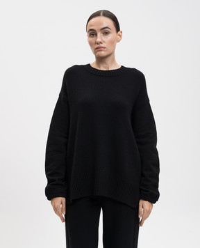 Twinset Black sweater with wool 252LL2CAA