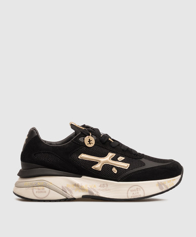 Zapatillas deportivas Moerun negras combinadas