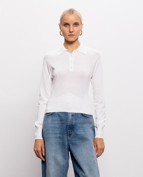 Givenchy Ivory silk polo BWL00C4ZUU