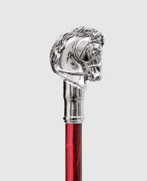 Pasotti Silver Horse burgundy horn PFPEXXCSF04