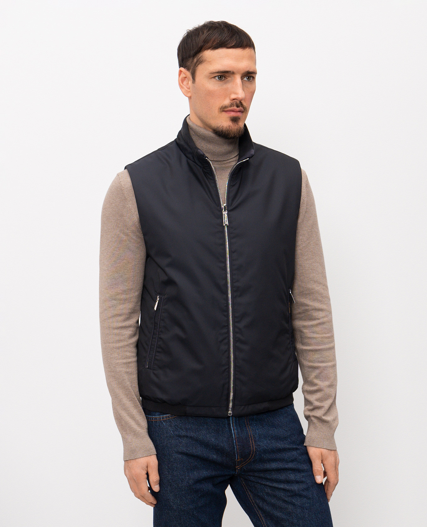 

FIORESI blue reversible vest MooRER