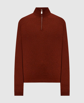 Brunello Cucinelli Terracotta cashmere jumper M2200124