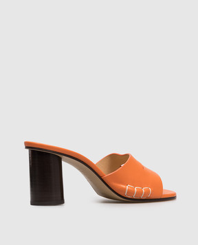 JW Anderson Orange leather mules PU0036LA0071