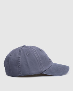 Stone Island Purple cap with logo embroidery L1S159100002S0106
