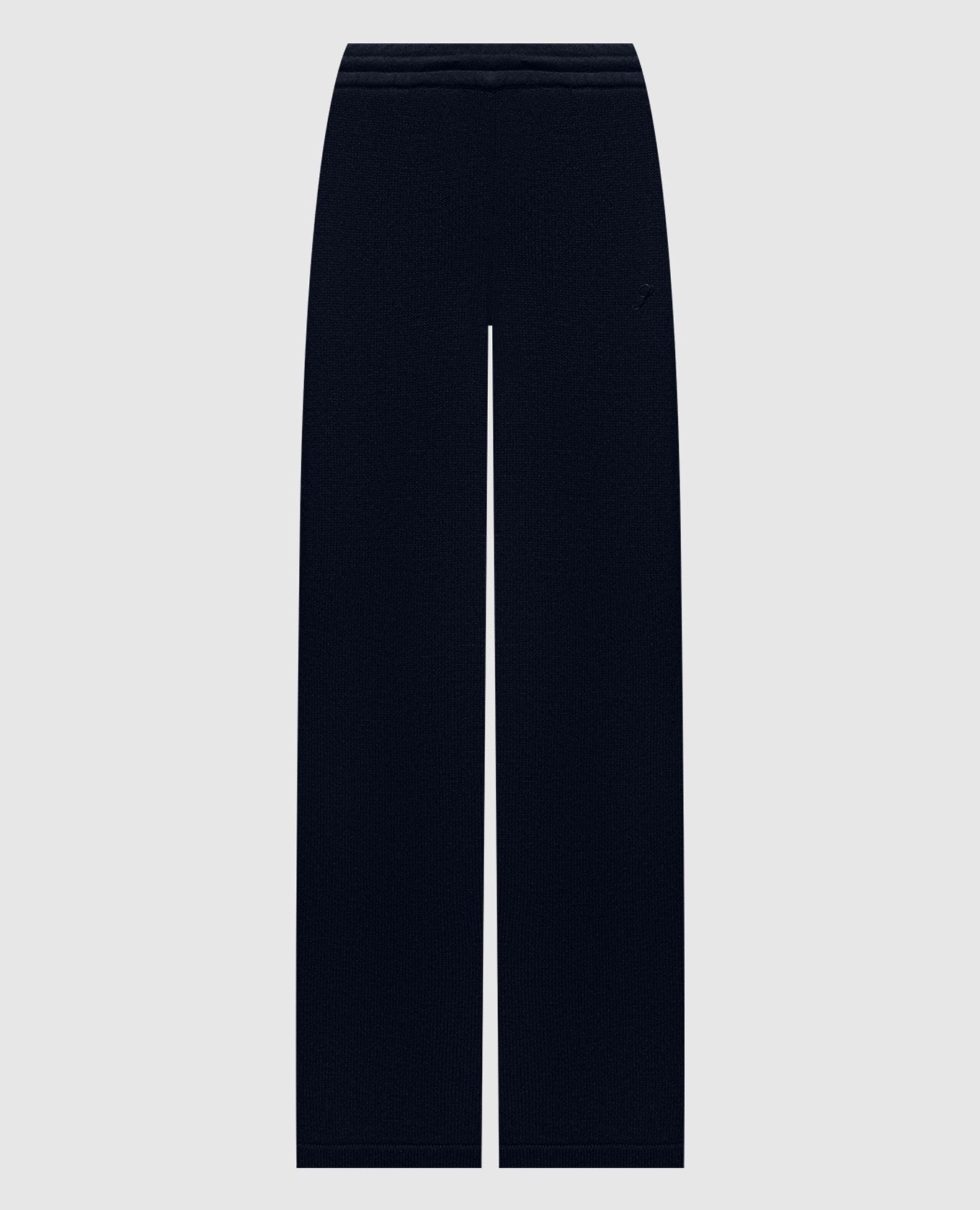 Ivana blue cashmere and wool pants