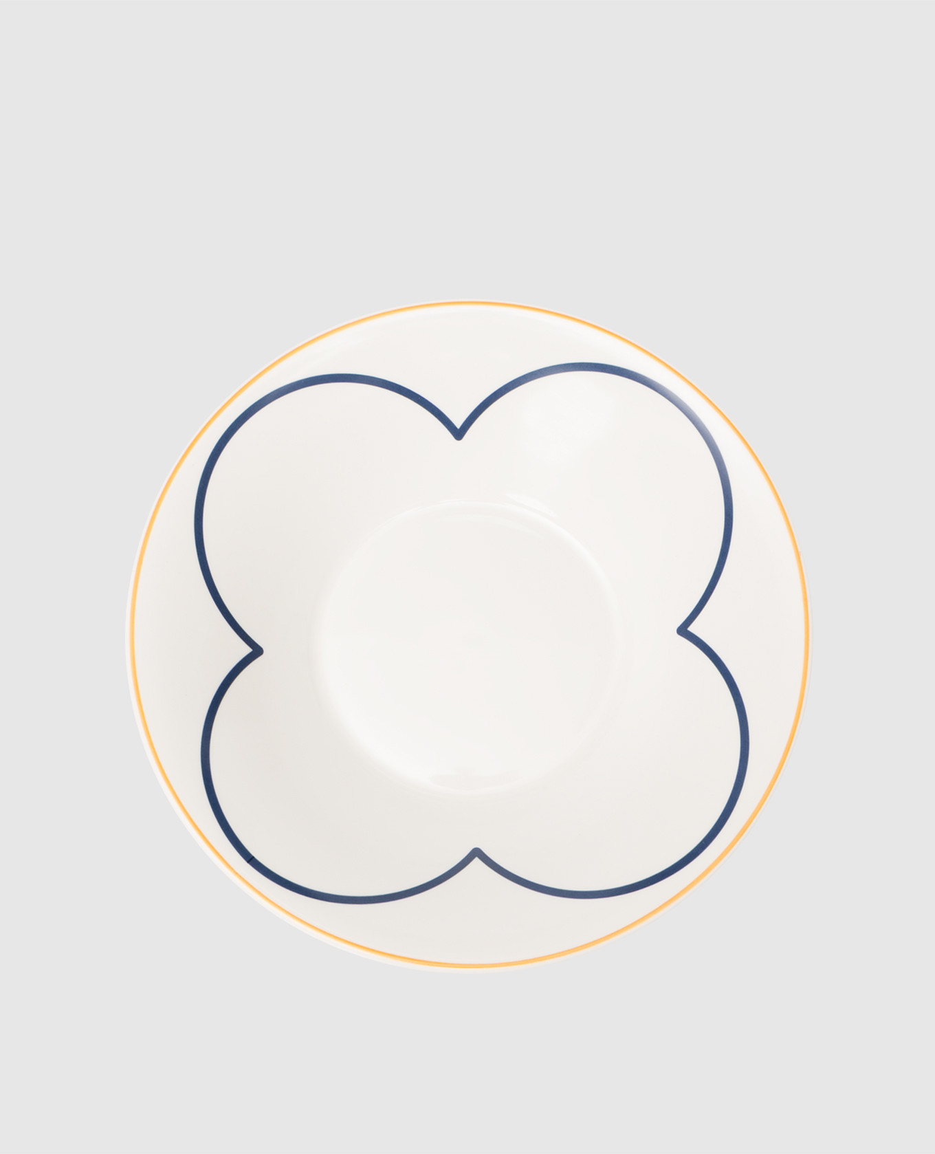 

White porcelain soup plate El Leon Geminiano Cozzi 1765