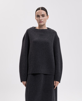 BOBOUTIC Gray sweater with wool and cashmere 5142