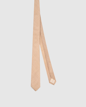 Ermanno Scervino Brown checkered tie D482R700WJV