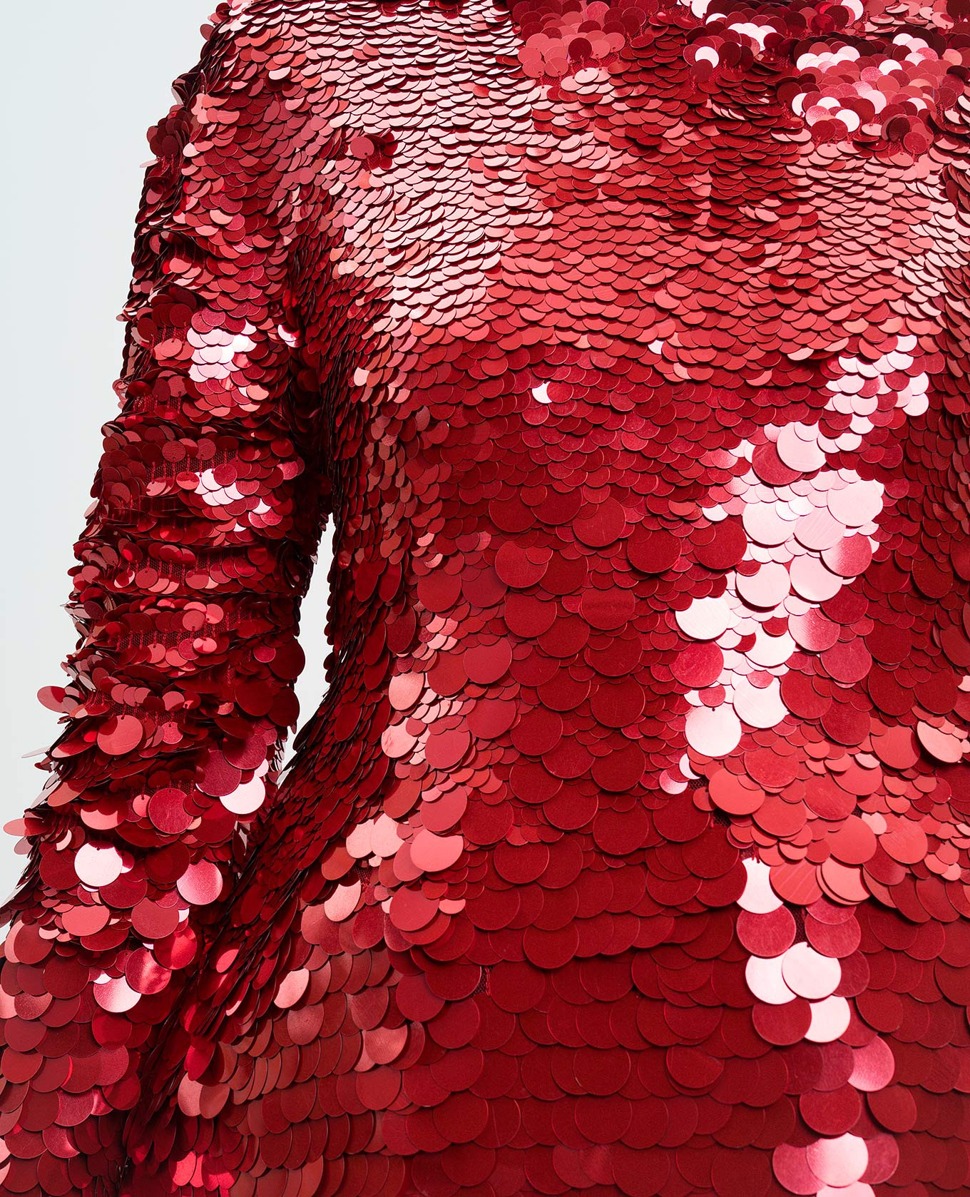TEFRITE red dress with sequins Max Mara Sportmax 5