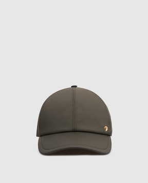Stefano Ricci Green cap with emblem MCV61NV15EPL001H
