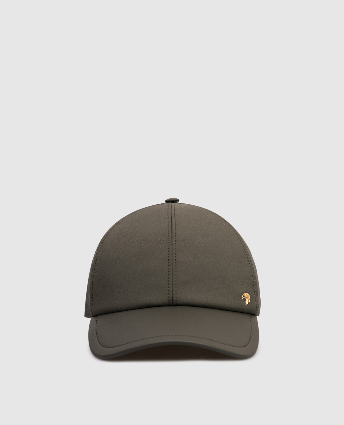 Green cap with emblem