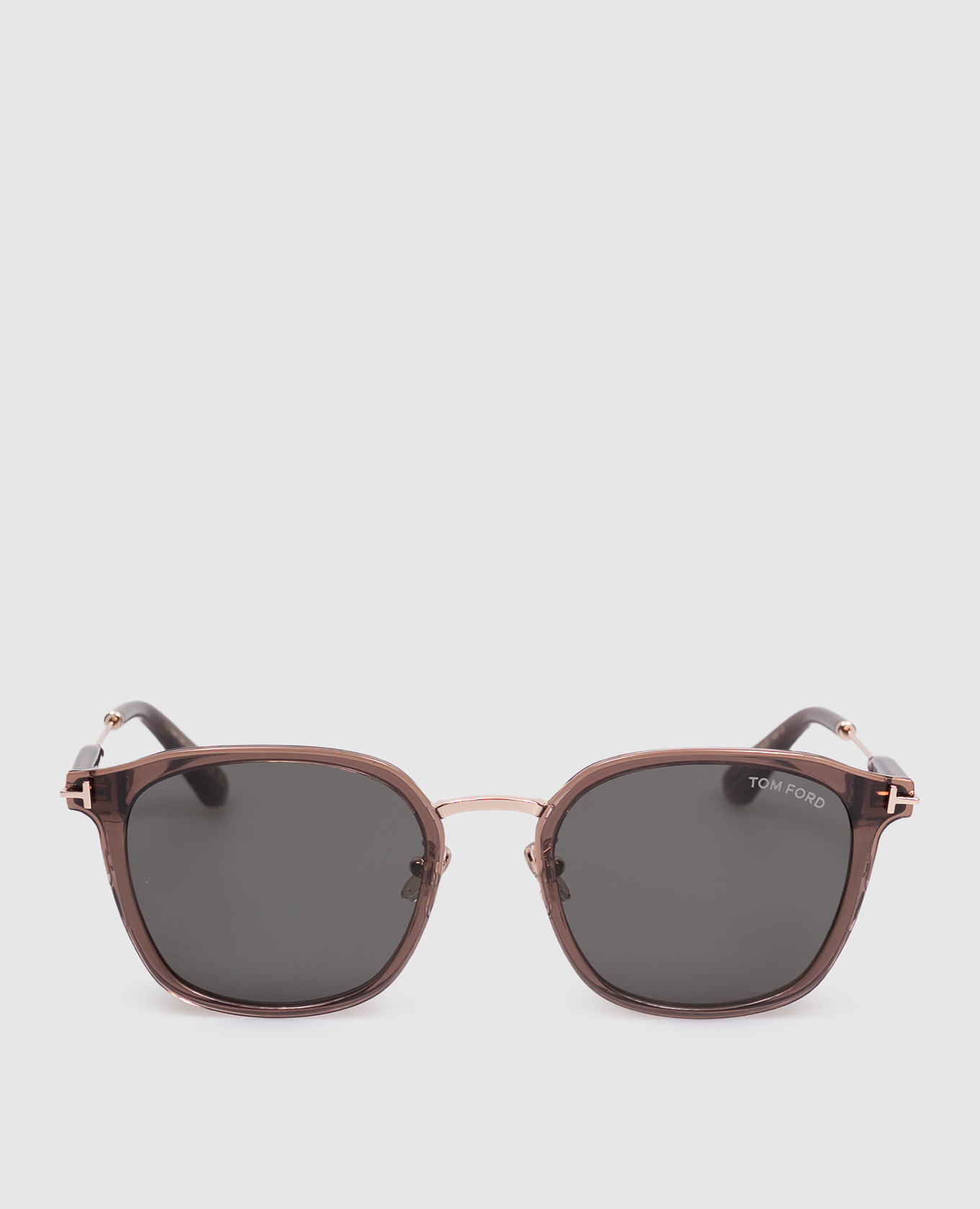 

Beige sunglasses with logo Tom Ford