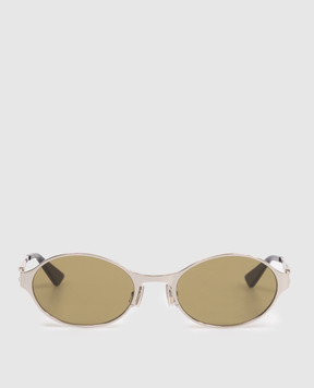 Bottega Veneta Dash Silver Sunglasses 872418V4450