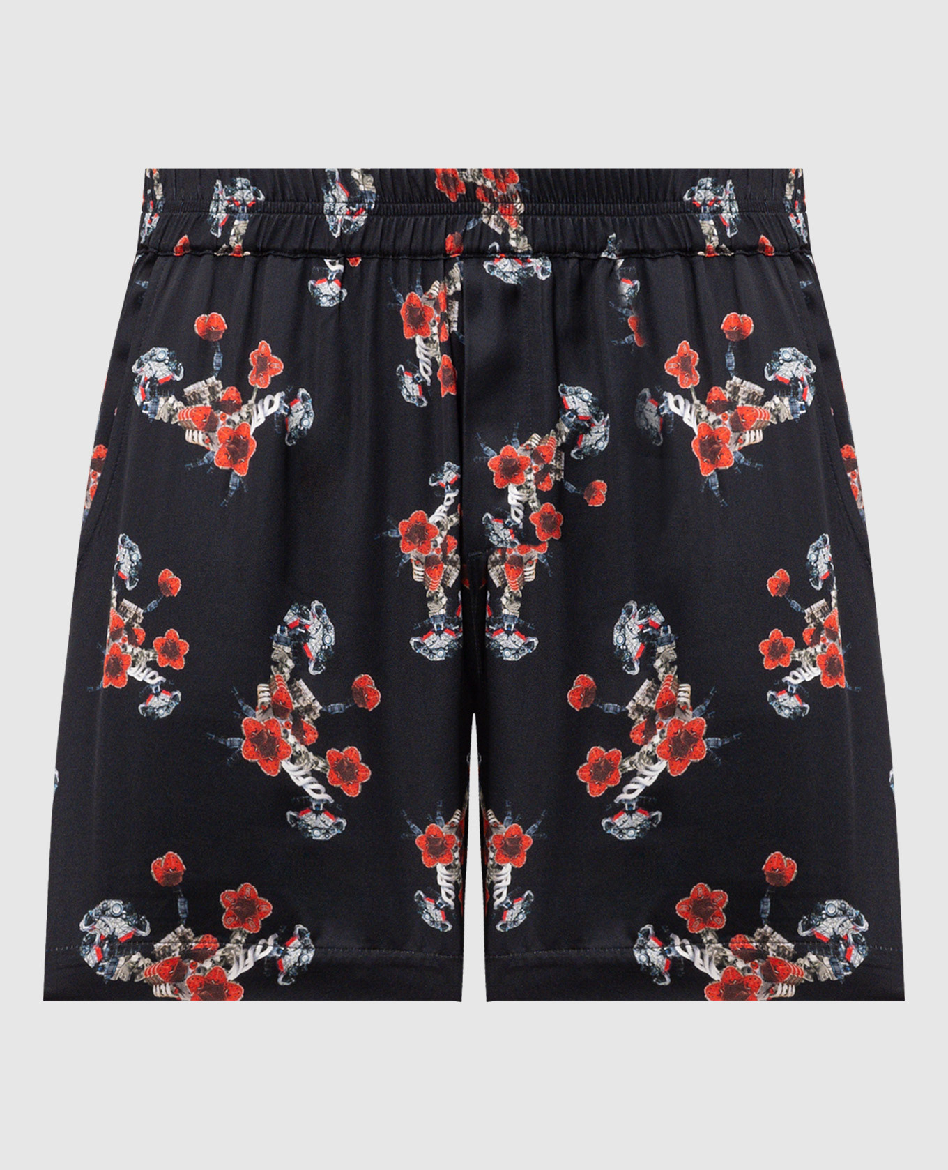 

Black shorts with print Rhude