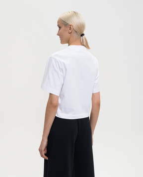 Off-White White T-shirt with logo 2AA090C99JER005