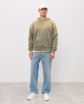 Axel Arigato Green Grip hoodie with logo embroidery A3842002