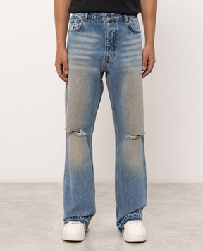 Off-White Blue jeans with holes 44MYA19IF26D002