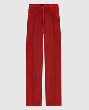 Momoni Aoki red corduroy pants MOPA04231PM
