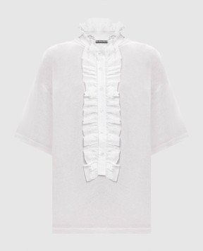 Ann Demeulemeester Idun ivory collared T-shirt B0014674FA206