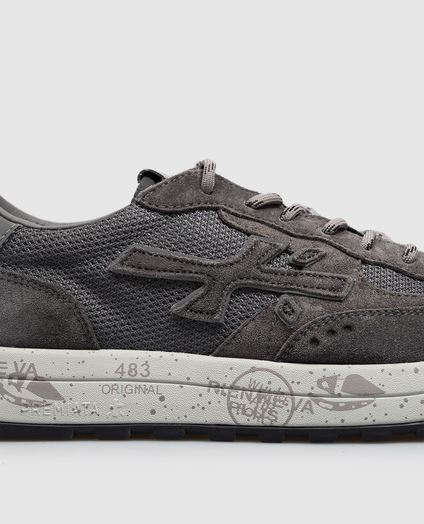 Nous grey combination sneakers Premiata 5