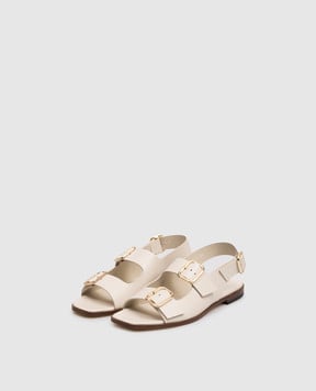 Doucal's Ivory leather sandals DD8770DEGNUF073