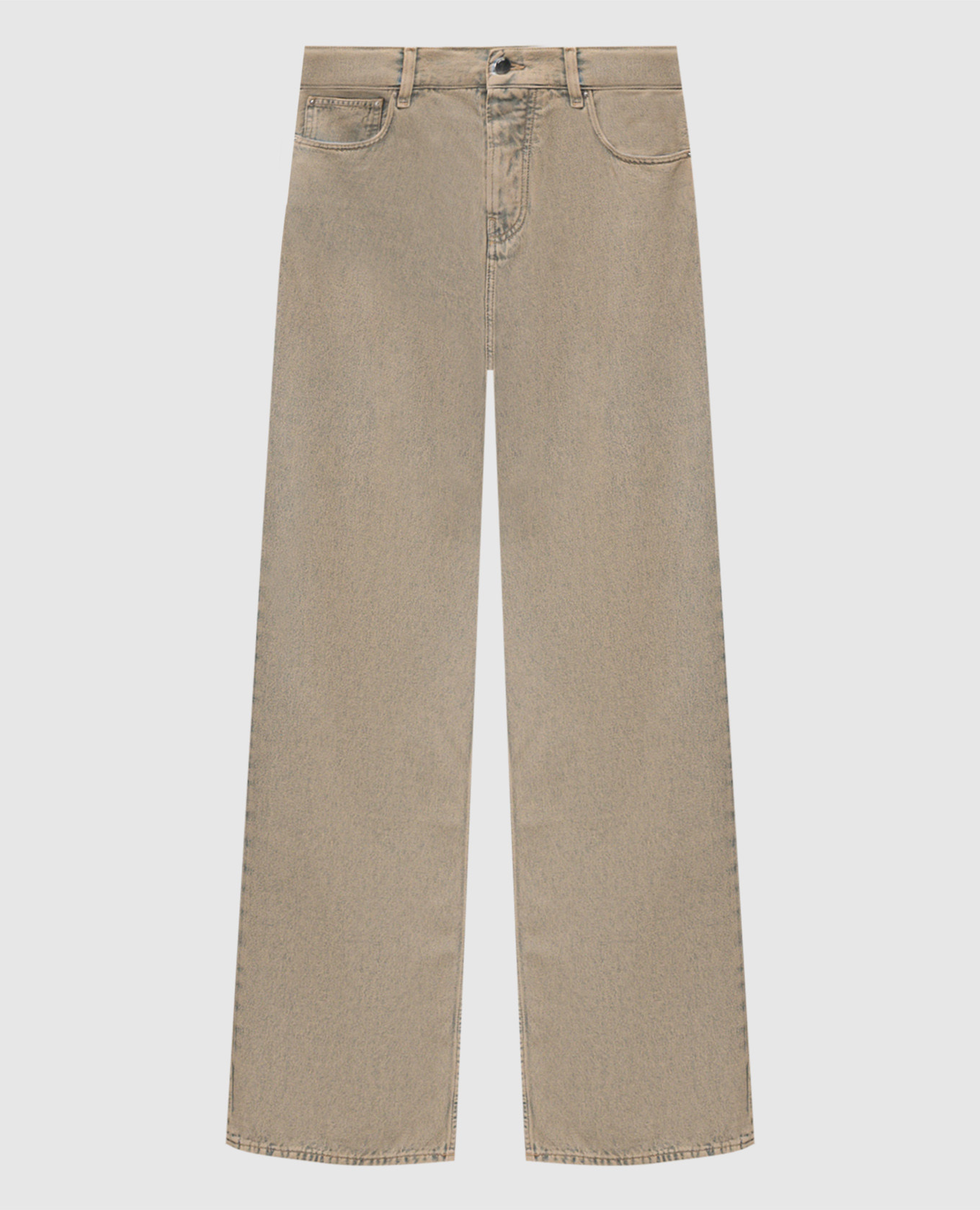 

Beige BAGGY jeans with logo AMIRI