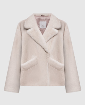 Rindi Beige mink fur coat 036VS026