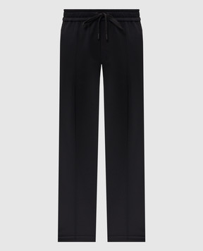Dolce&Gabbana Black sweatpants with logo GP17YTFUGUL