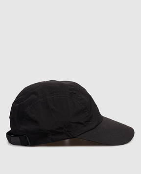 C.P. Company Children's black cap with logo patch CUX00SL3C00