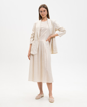 Ballantyne Beige jacket with linen BLJ065ULR02
