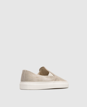 Common Project Beige suede slip-ons 5238