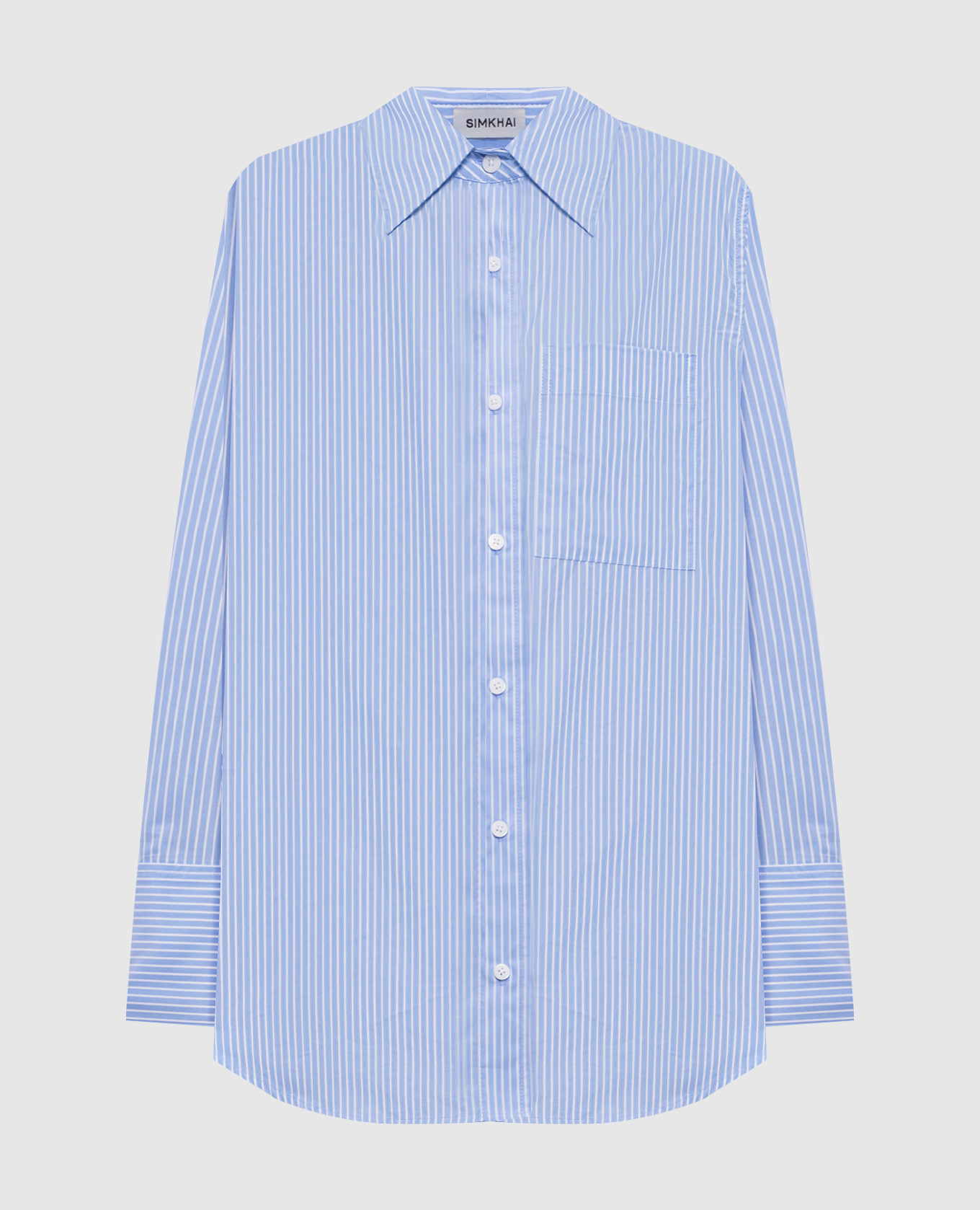 Blue striped Loen shirt