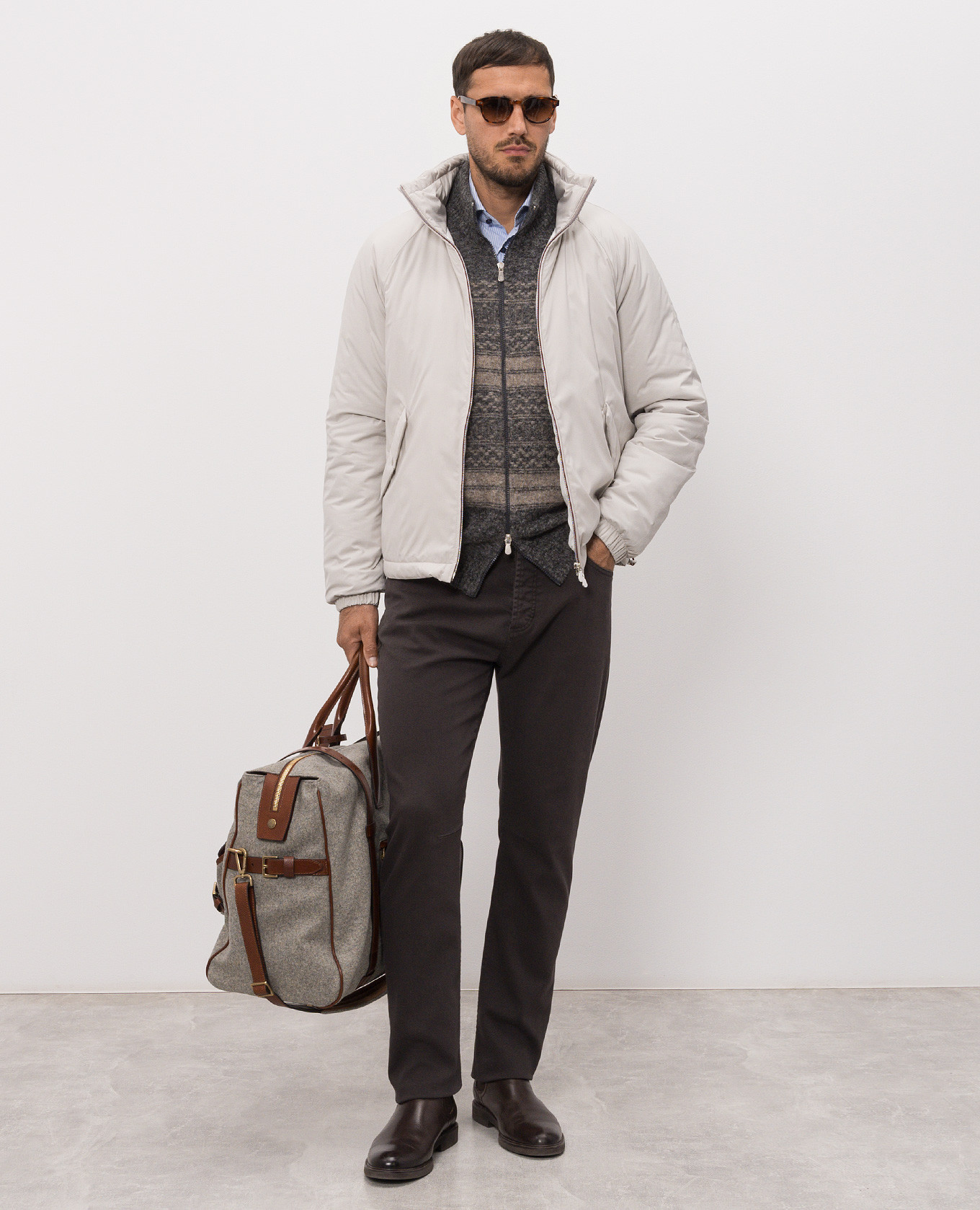 Dark brown jeans Brunello Cucinelli 2
