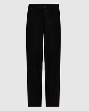 Simkhai Black leather pants 5264019VL