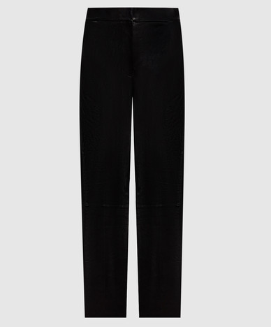 Black leather pants