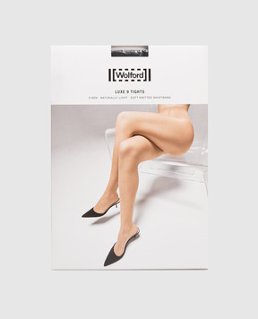 Wolford Black tights Luxe 9 den 17028