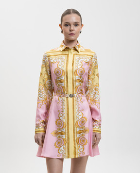 Versace Pink silk shirt dress 10189331A17165