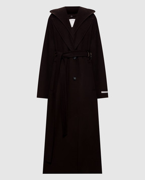 Max Mara Sportmax Brown OLMO wool coat SPXOLMO