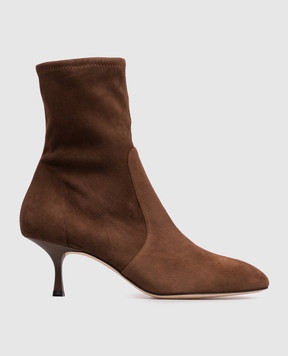 Stuart Weitzman Brown suede ankle boots MADISON SO507