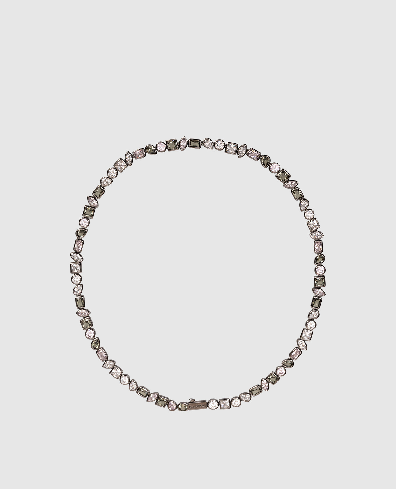 

Selva necklace with crystals Darkai, Grey