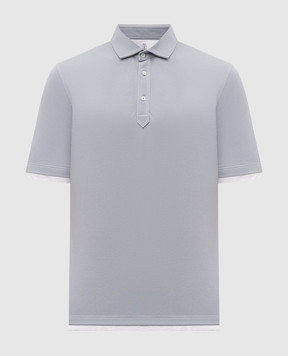 Brunello Cucinelli Blue polo ME8543966