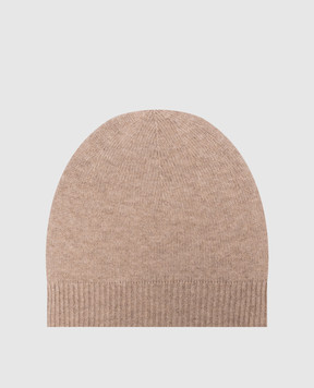 Stefano Ricci Beige cashmere hat K606040CUFF26305