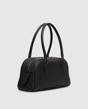 The Row Black leather bag India W2120L129