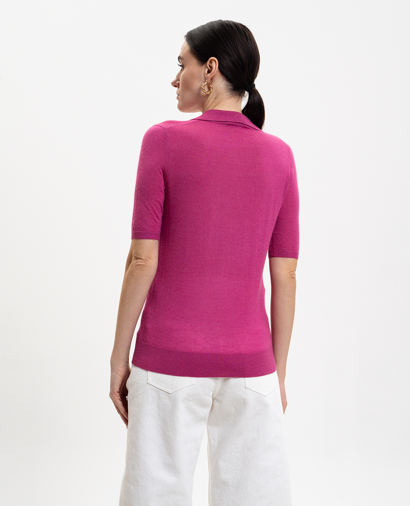 

Frank pink cashmere and silk top Gabriela Hearst