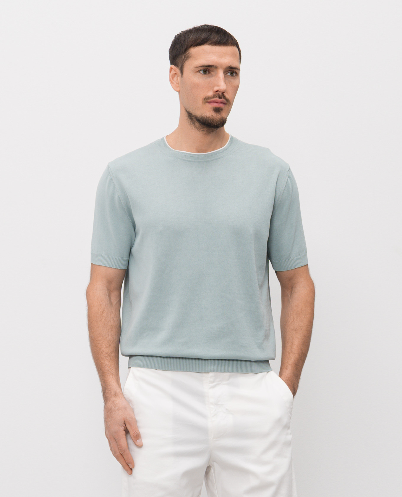 

Green cotton T-shirt Canali