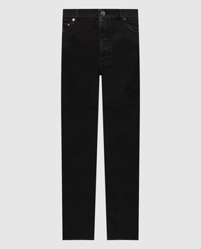 Brunello Cucinelli Black jeans with holes M237PO2060