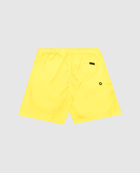 Diesel Children's yellow swimming shorts Midit J02699KXBPB