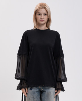 Ann Demeulemeester Black longsleeve Loes B0014686FA206