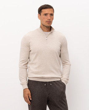 Enrico Mandelli Gray cashmere jumper 4K160A5268