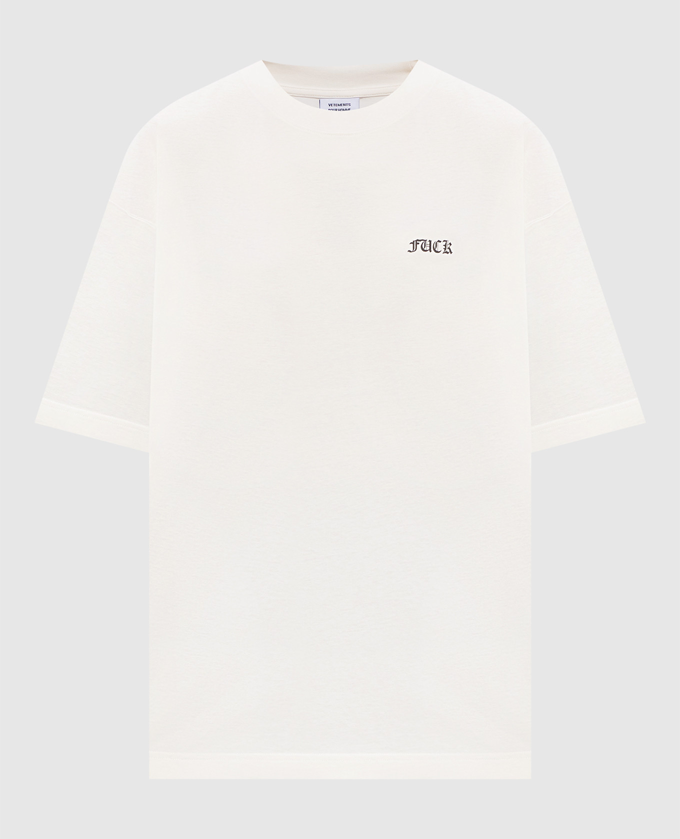 

White T-shirt with print Vetements